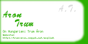 aron trum business card